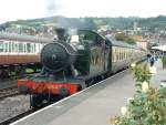 5542 (2-6-2T 4500 class) at Minehead 23-Aug-2004