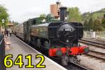 6412 (0-6-0PT 6400 class) at Buckfastleigh, SDR