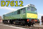 D7612 at Eastleigh Works 24-May-2009