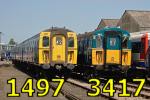 CIG 1497 and VEP 3417 at Eastleigh Works 24-May-2009