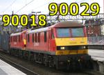 90029 and 90018 'The Pride of Bellshill' at Stafford 26-Feb-2016