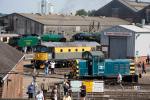 07007, 33002, 850 and 35005 at Eastleigh Works 24-May-2009