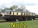 GWR railcar No22 at Didcot Railway Centre 3-May-2009