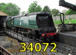 34072 '257 Squadron' (SR BoB 4-6-2) at Swanage 15-Jun-2019