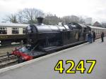 4247 (2-8-0T 4200 class) Bodmin General 29-Mar-2013