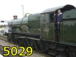 5029 'Nunney Castle' (4-6-0 4073 class) at Cardiff Central 29-May-2014