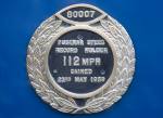 60007 'Sir Nigel Gresley' speed plate 25-Jun-2009