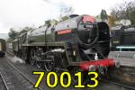 70013 'Oliver Cromwell' (4-6-2 BR standard class 7MT) at the North Yorkshire Moors Railway 2-Oct-2009